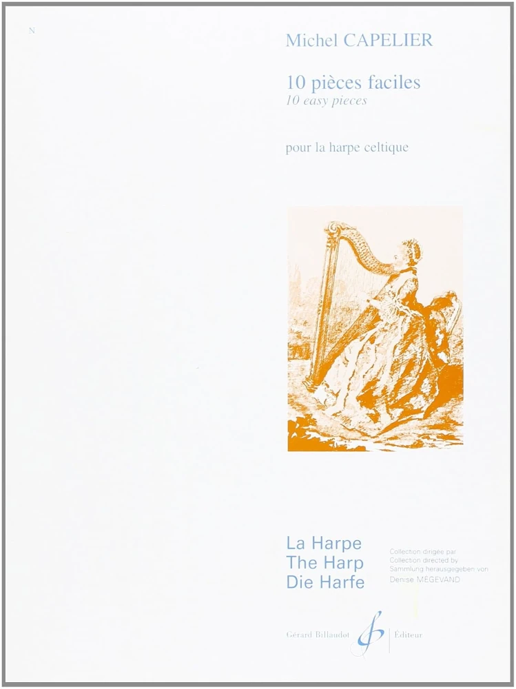 10 easy pieces for celtic harp – Michel Capelier