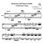 Romanza nell’Opera Otello variata per Arpa – F. Bonamici