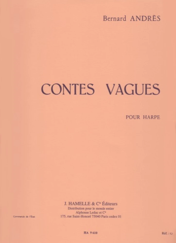 Contes Vagues – Bernard Andrès