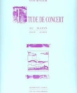 Etude de concert au matin - Marcel Tournier