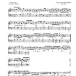 Tema con Variazioni – G.F. Händel