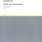 Tema con Variazioni – G.F. Händel