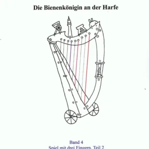 Die Bienenkönigin an der Harfe - Hella Luzinde Hahne