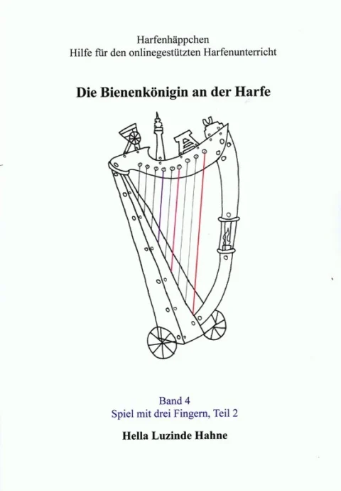 Die Bienenkönigin an der Harfe - Hella Luzinde Hahne