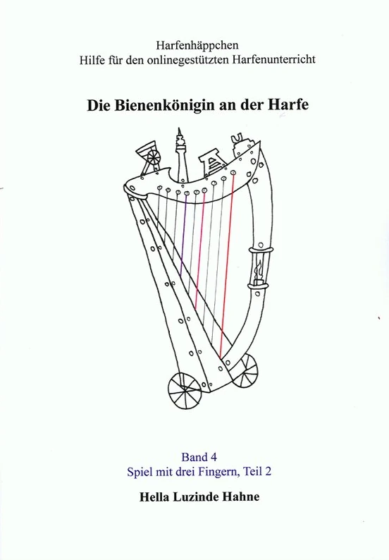 Die Bienenkönigin an der Harfe – Hella Luzinde Hahne