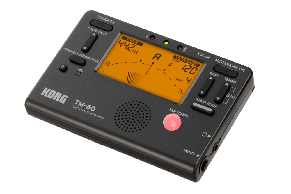 Combo Stimmgerät Metronom KORG TM-60 Schwarz