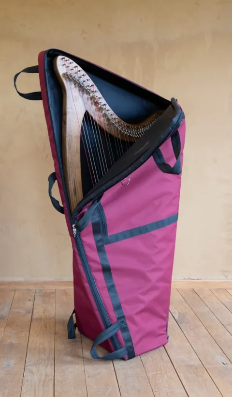 Harfentasche für Harfenmodell "Delphin" und "Troubadour 34S"