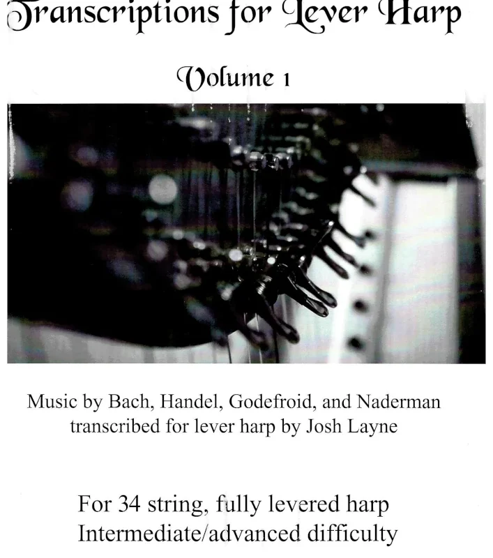 Transcriptions for lever harp – Josh Layne